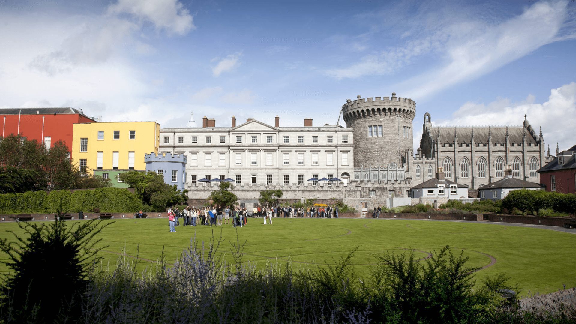 Dublin Castle and garden, Ireland