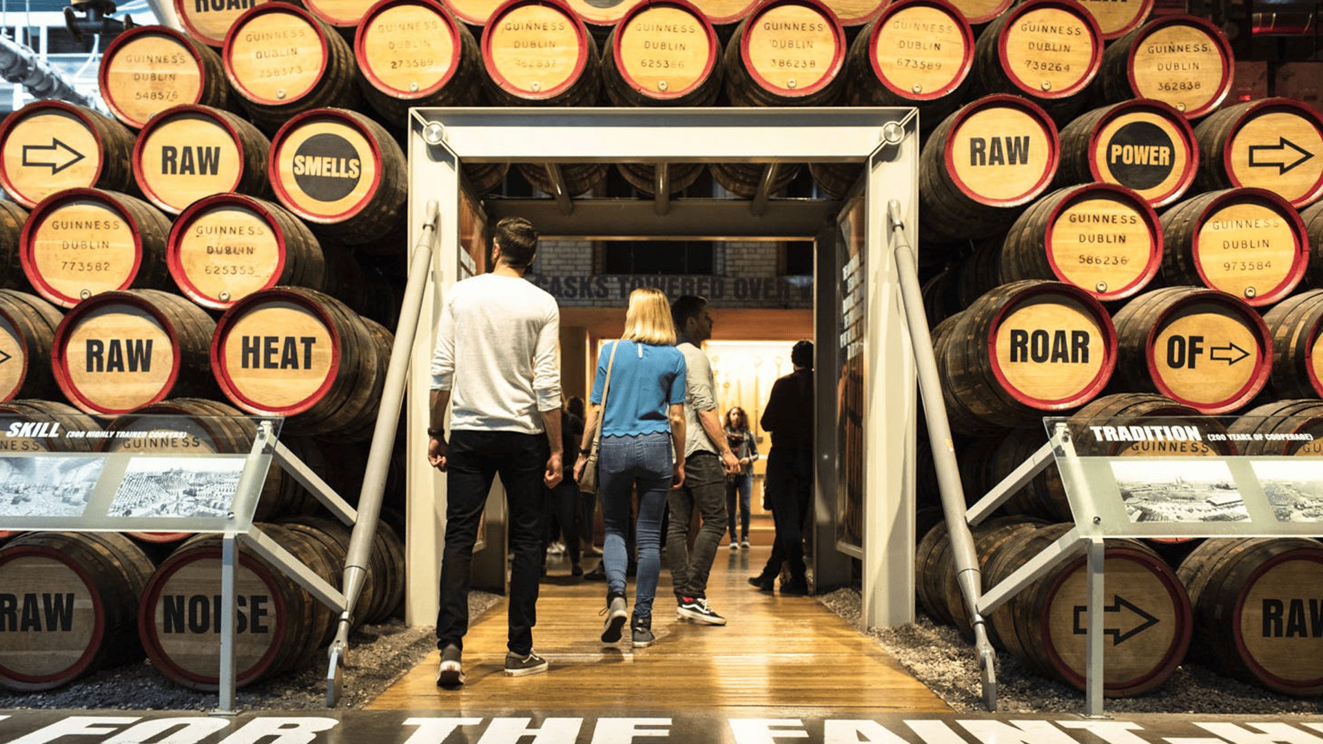 Entrance To Exhibition At The Guinness Storehouse Dulbin