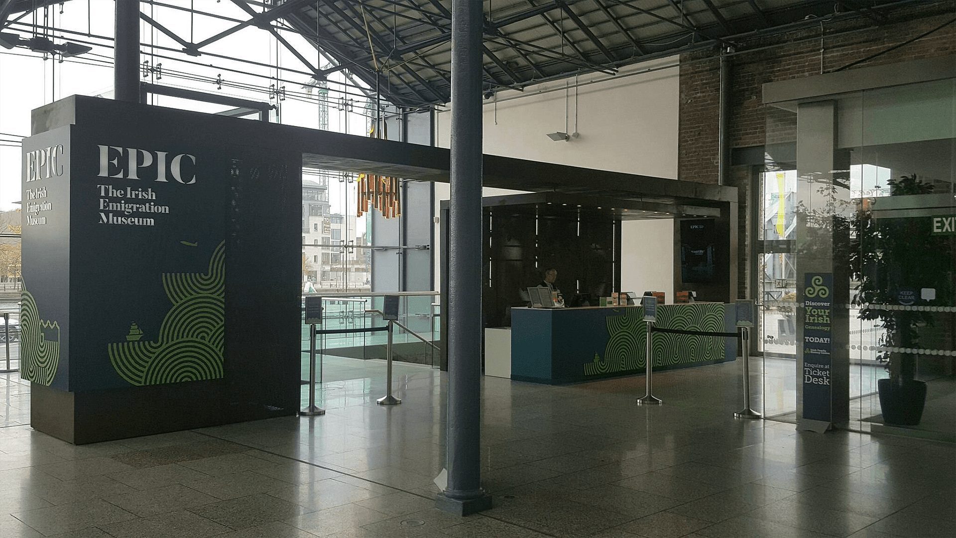 Entrance To EPIC The Irish Emigration Museum